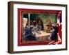 The German Surrender, (Oil on Canvas)-Terence Cuneo-Framed Giclee Print