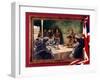 The German Surrender, (Oil on Canvas)-Terence Cuneo-Framed Giclee Print