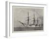 The German Training-Ship Gneisenau, Wrecked Off Malaga on 16 December-null-Framed Giclee Print