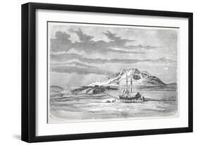 The Germania on Sabine Island, Pub. London 1874-null-Framed Giclee Print
