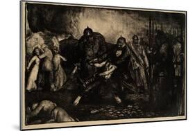 The Germans Arrive, 1918-George Wesley Bellows-Mounted Giclee Print