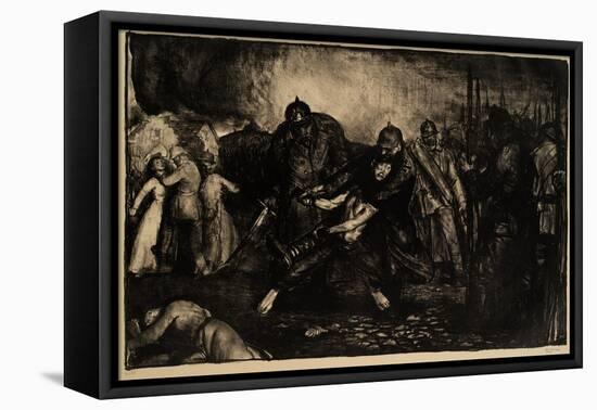 The Germans Arrive, 1918-George Wesley Bellows-Framed Stretched Canvas