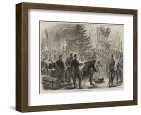 The Germans' Christmas Eve in France-null-Framed Giclee Print