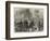 The Germans' Christmas Eve in France-null-Framed Giclee Print