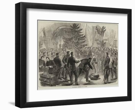 The Germans' Christmas Eve in France-null-Framed Giclee Print