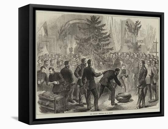 The Germans' Christmas Eve in France-null-Framed Stretched Canvas