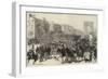 The Germans Entering Paris, the Champs Elysees-null-Framed Giclee Print