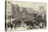 The Germans Entering Paris, the Champs Elysees-null-Stretched Canvas