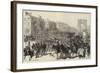 The Germans Entering Paris, the Champs Elysees-null-Framed Giclee Print