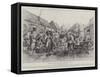 The Germans in China, Scene in the Main Street, Tsingtau, Kiao-Chau-Melton Prior-Framed Stretched Canvas