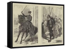 The Germans in Paris-Godefroy Durand-Framed Stretched Canvas