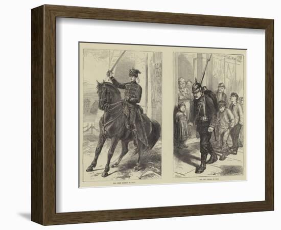 The Germans in Paris-Godefroy Durand-Framed Giclee Print