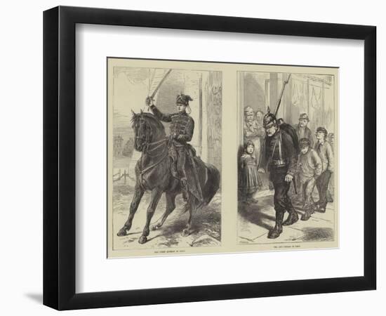 The Germans in Paris-Godefroy Durand-Framed Giclee Print