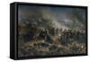 The Gervais Battery at the Siege of Sebastopol, 18th June 1855-Alphonse Marie de Neuville-Framed Stretched Canvas