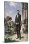 The Gettysburg Address-Jean Leon Gerome Ferris-Stretched Canvas