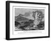 The Geysers, or Hot Fountains of Iceland, 1843-Sly and Wilson-Framed Giclee Print