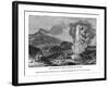 The Geysers, or Hot Fountains of Iceland, 1843-Sly and Wilson-Framed Giclee Print