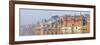 The Ghats Along the Ganges River Banks, Varanasi, India-Mauricio Abreu-Framed Photographic Print