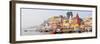 The Ghats Along the Ganges River Banks, Varanasi, India-Mauricio Abreu-Framed Photographic Print
