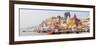 The Ghats Along the Ganges River Banks, Varanasi, India-Mauricio Abreu-Framed Photographic Print