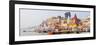 The Ghats Along the Ganges River Banks, Varanasi, India-Mauricio Abreu-Framed Photographic Print