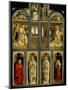 The Ghent Altar, Polyptych with the Adoration of the Lamb, 1432-Jan van Eyck-Mounted Giclee Print