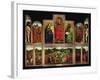 The Ghent Altar, Polyptych with the Adoration of the Mystical Lamb, 1432-Jan van Eyck-Framed Giclee Print