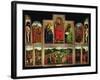 The Ghent Altar, Polyptych with the Adoration of the Mystical Lamb, 1432-Jan van Eyck-Framed Giclee Print