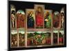 The Ghent Altar, Polyptych with the Adoration of the Mystical Lamb, 1432-Jan van Eyck-Mounted Giclee Print