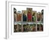 The Ghent Altarpiece or Adoration of the Mystic Lamb-Hubert & Jan Van Eyck-Framed Art Print