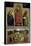 The Ghent Altarpiece or Adoration of the Mystic Lamb-Hubert & Jan Van Eyck-Framed Stretched Canvas