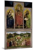 The Ghent Altarpiece or Adoration of the Mystic Lamb-Hubert & Jan Van Eyck-Mounted Premium Giclee Print
