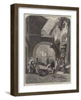 The Ghetto, Rome-Louis Haghe-Framed Giclee Print