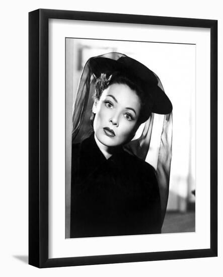 The Ghost And Mrs. Muir, Gene Tierney, 1947-null-Framed Photo