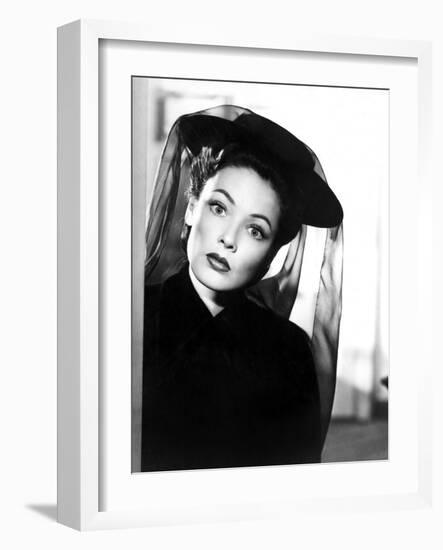 The Ghost And Mrs. Muir, Gene Tierney, 1947-null-Framed Photo