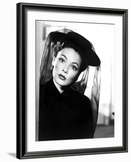 The Ghost And Mrs. Muir, Gene Tierney, 1947-null-Framed Photo