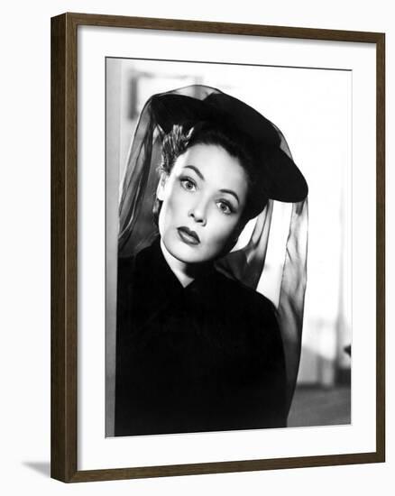 The Ghost And Mrs. Muir, Gene Tierney, 1947-null-Framed Photo