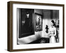 The Ghost and Mrs. Muir, L-R: Rex Harrison, Gene Tierney, 1947-null-Framed Photo