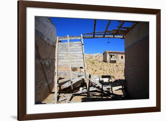 The Ghost City in Kolmanskop-watchtheworld-Framed Photographic Print