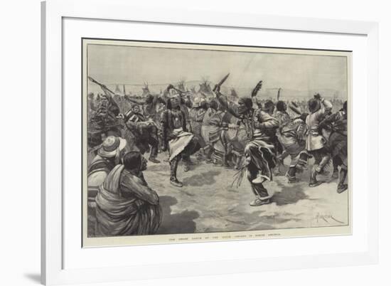 The Ghost Dance of the Sioux Indians in North America-Amedee Forestier-Framed Giclee Print