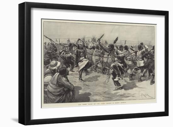 The Ghost Dance of the Sioux Indians in North America-Amedee Forestier-Framed Giclee Print