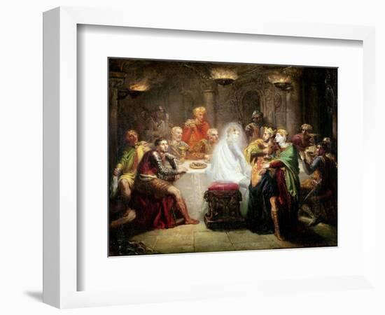 The Ghost of Banquo-Theodore Chasseriau-Framed Giclee Print