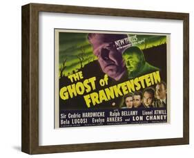 The Ghost of Frankenstein, 1942-null-Framed Art Print