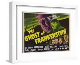 The Ghost of Frankenstein, 1942-null-Framed Art Print