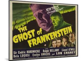 The Ghost of Frankenstein, 1942-null-Mounted Art Print