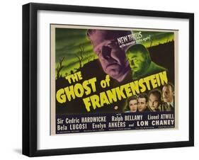 The Ghost of Frankenstein, 1942-null-Framed Art Print