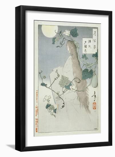 The Ghost of Genji's Love-Taiso Yoshitoshi-Framed Premium Giclee Print