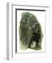 The ghost of Hamlet's father appears to Prince Hamlet-Harold Copping-Framed Giclee Print