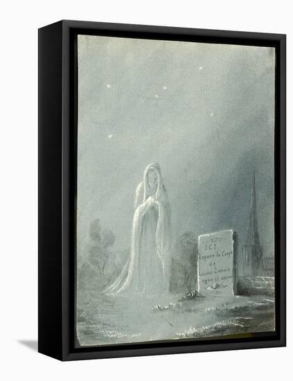 The Ghost of Louise Dunois Who Died Aged 18 Haunts the Cemetery Where She is Buried-null-Framed Stretched Canvas