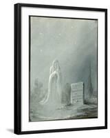 The Ghost of Louise Dunois Who Died Aged 18 Haunts the Cemetery Where She is Buried-null-Framed Art Print